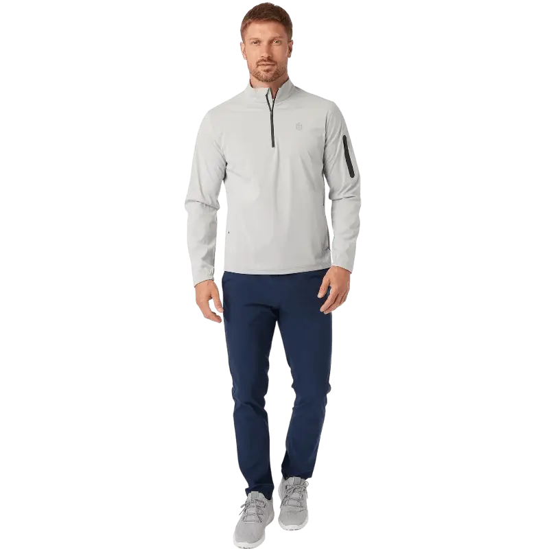 3 - Layer Quarter Zip Shell Jacket - Pullovers - SwagWear