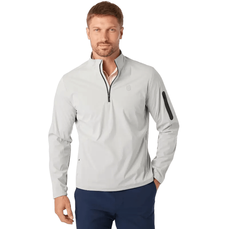 3-Layer Quarter Zip Shell Jacket - Pullovers - SwagWear
