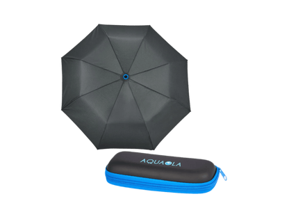 37" Compact Travel Umbrella With Case - Travel Umbrellas - SwagWear