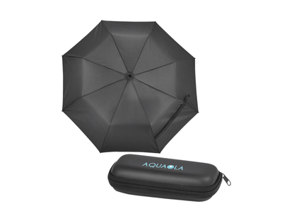 37" Compact Travel Umbrella With Case - Travel Umbrellas - SwagWear
