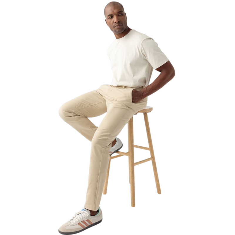 Man in olive tee with white background |Color:Olive