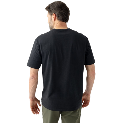Man in olive tee with white background |Color:Olive