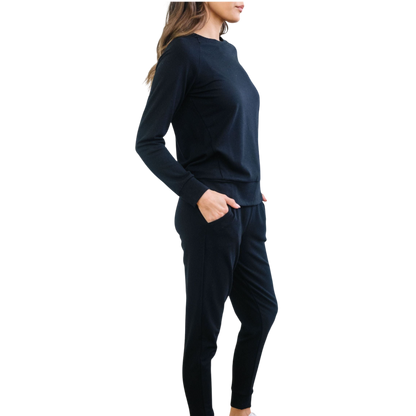 Cozy Earth Women's Ultra-Soft Bamboo Pullover Crew