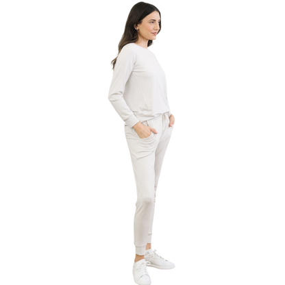 Cozy Earth Women's Ultra-Soft Bamboo Pullover Crew