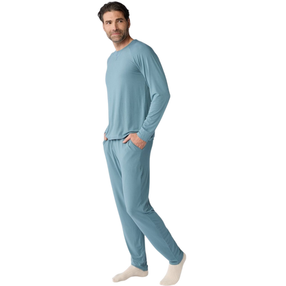 Cozy Earth Men's Bamboo Stretch-Knit Long Sleeve