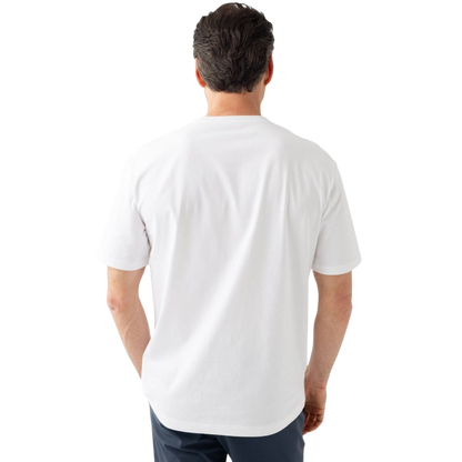 Man in olive tee with white background |Color:Olive