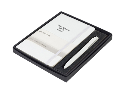 Moleskine® Medium Notebook and GO Pen Gift Set