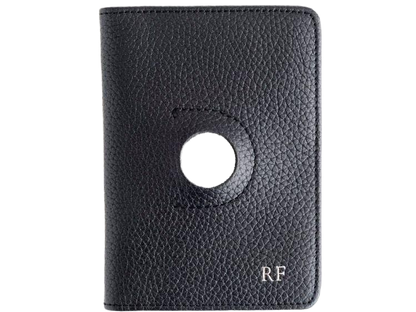 Royce AirTag Holder Trackable Passport Travel Wallet