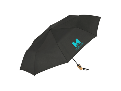 42" Recycled Folding Auto Open Umbrella - Auto Umbrellas - SwagWear