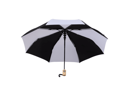 42" Recycled Folding Auto Open Umbrella - Auto Umbrellas - SwagWear