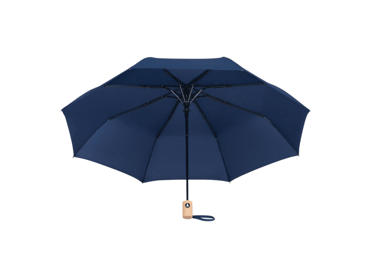 42" Recycled Folding Auto Open Umbrella - Auto Umbrellas - SwagWear
