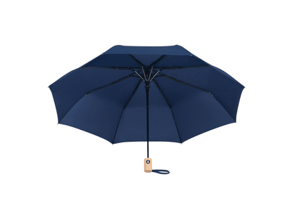 42" Recycled Folding Auto Open Umbrella - Auto Umbrellas - SwagWear