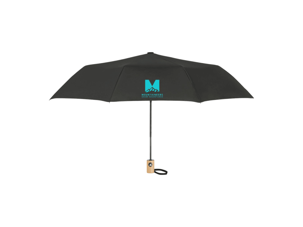 42" Recycled Folding Auto Open Umbrella - Auto Umbrellas - SwagWear