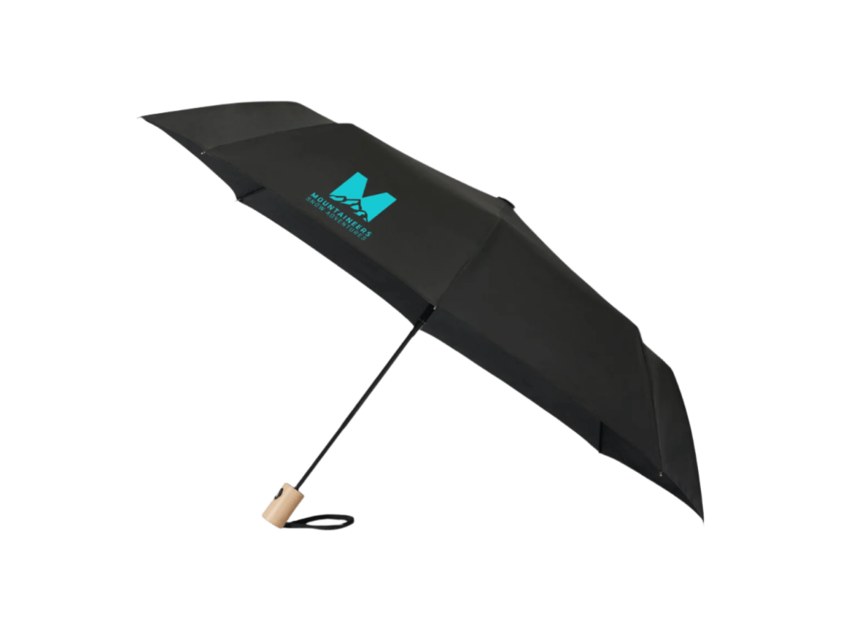 42" Recycled Folding Auto Open Umbrella - Auto Umbrellas - SwagWear