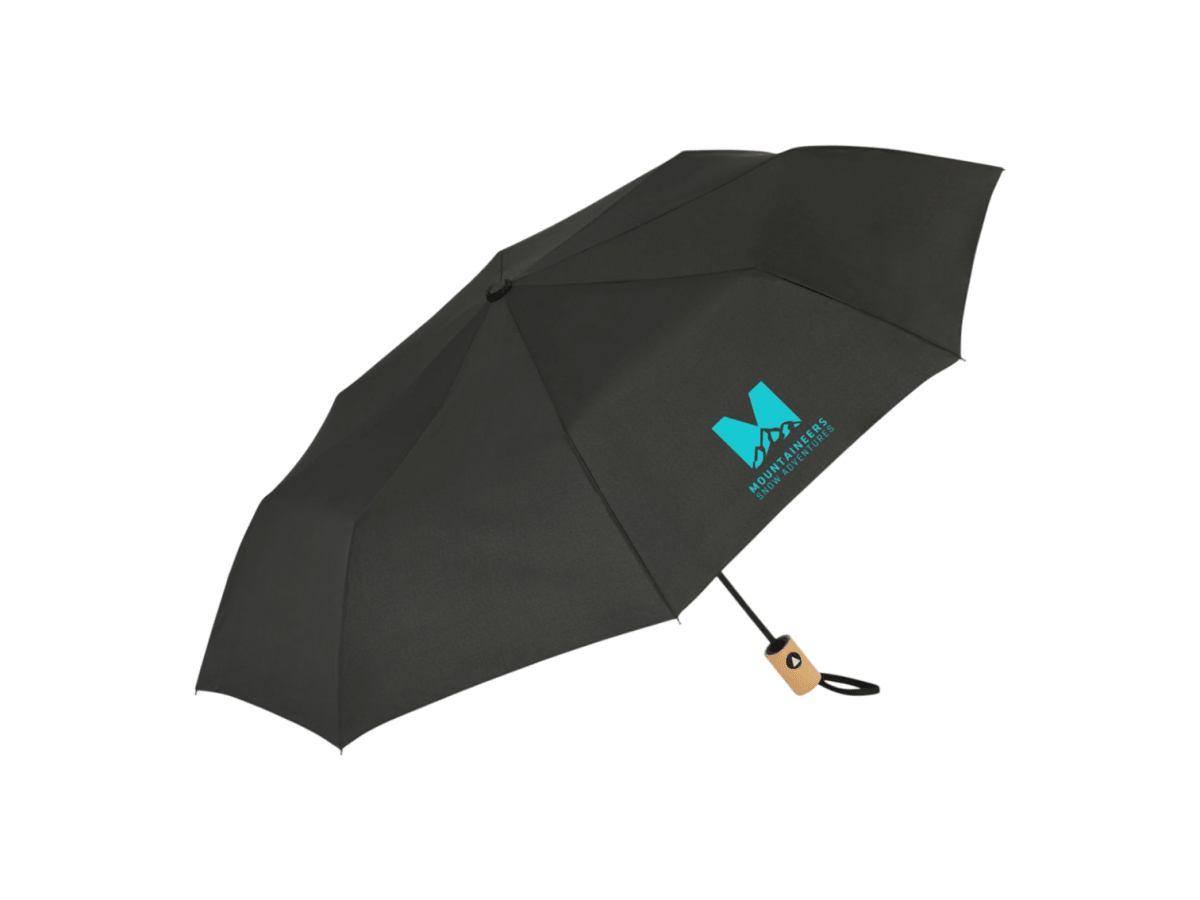 42" Recycled Folding Auto Open Umbrella - Auto Umbrellas - SwagWear