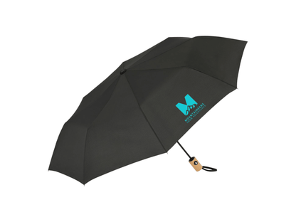 42" Recycled Folding Auto Open Umbrella - Auto Umbrellas - SwagWear