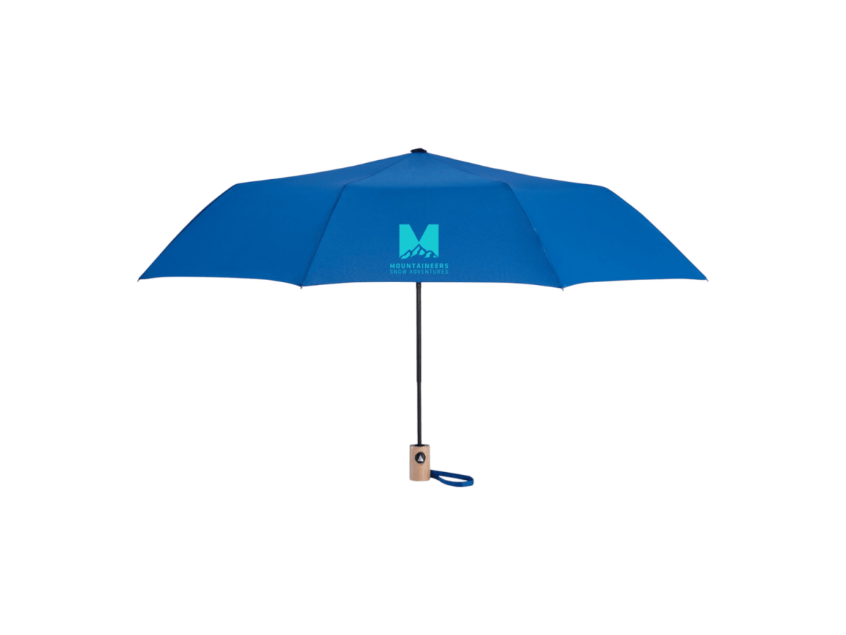 42" Recycled Folding Auto Open Umbrella - Auto Umbrellas - SwagWear