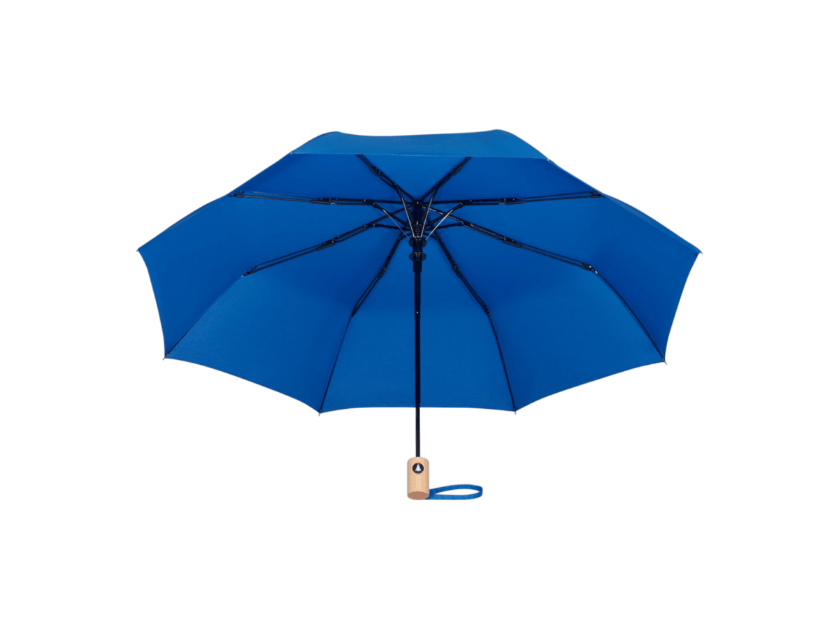 42" Recycled Folding Auto Open Umbrella - Auto Umbrellas - SwagWear