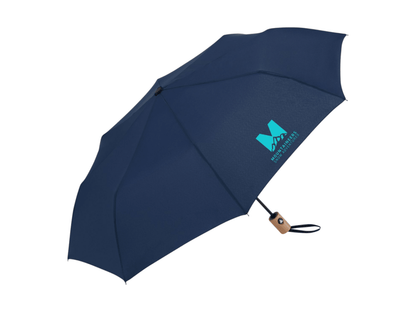 42" Recycled Folding Auto Open Umbrella - Auto Umbrellas - SwagWear