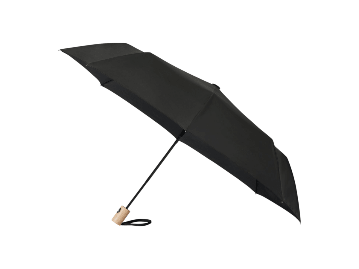 42" Recycled Folding Auto Open Umbrella - Auto Umbrellas - SwagWear