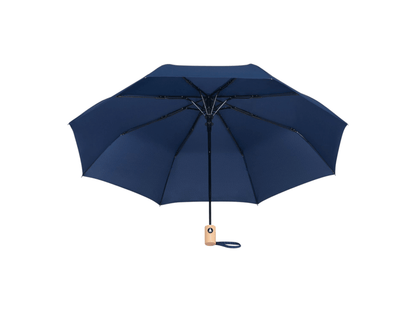 42" Recycled Folding Auto Open Umbrella - Auto Umbrellas - SwagWear