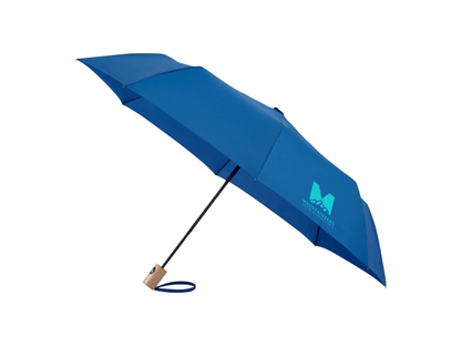42" Recycled Folding Auto Open Umbrella - Auto Umbrellas - SwagWear
