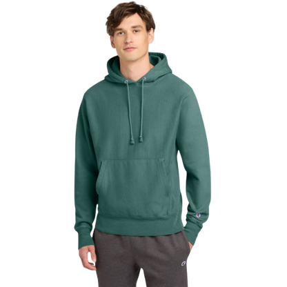 Champion ® Reverse Weave ® Garment-Dyed Hooded Sweatshirt