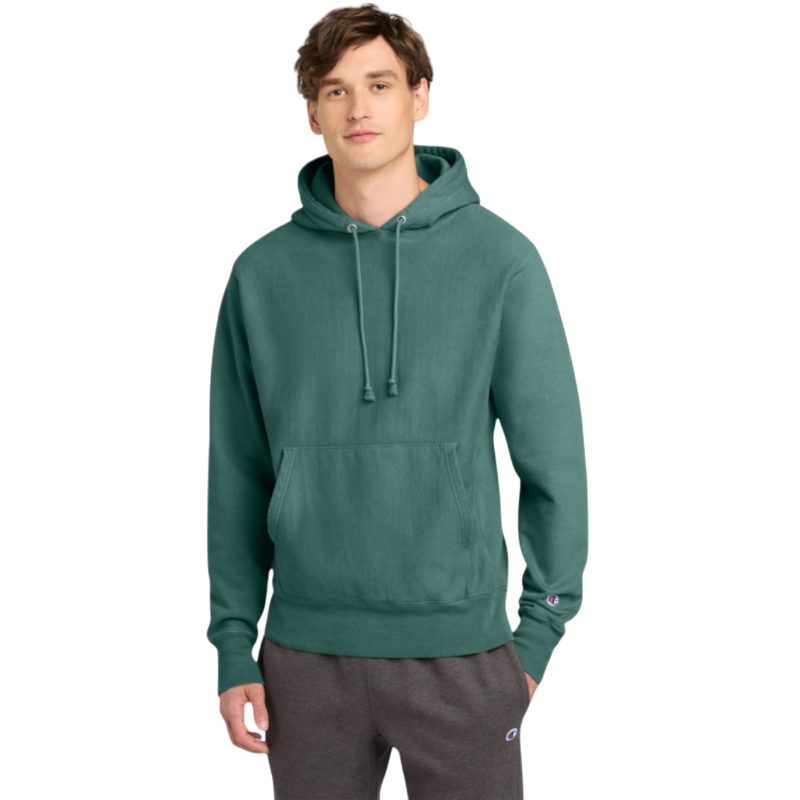 Champion ® Reverse Weave ® Garment-Dyed Hooded Sweatshirt