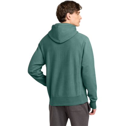 Champion ® Reverse Weave ® Garment-Dyed Hooded Sweatshirt