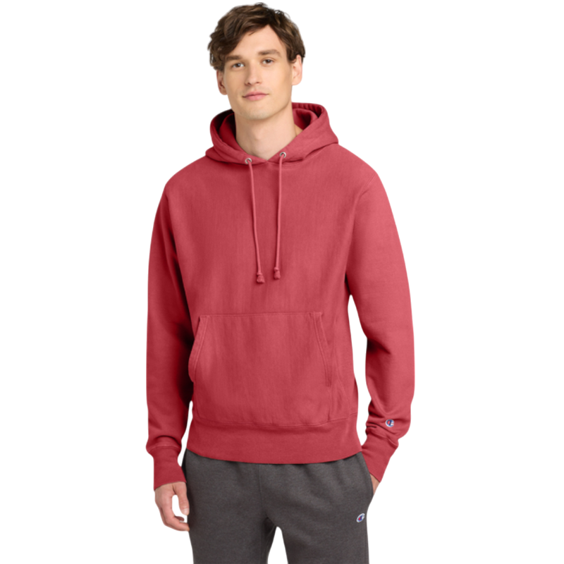 Champion ® Reverse Weave ® Garment-Dyed Hooded Sweatshirt