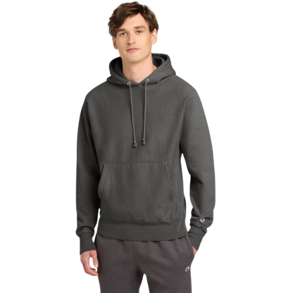 Champion ® Reverse Weave ® Garment-Dyed Hooded Sweatshirt