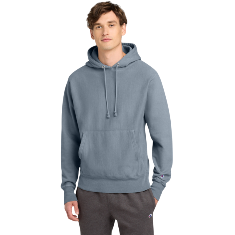 Champion ® Reverse Weave ® Garment-Dyed Hooded Sweatshirt