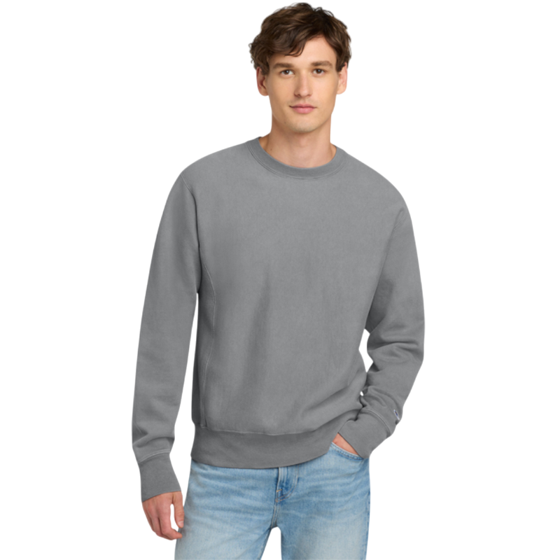 Champion ® Reverse Weave ® Garment-Dyed Crewneck Sweatshirt