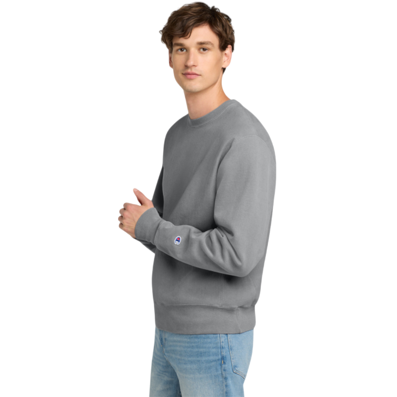 Champion ® Reverse Weave ® Garment-Dyed Crewneck Sweatshirt