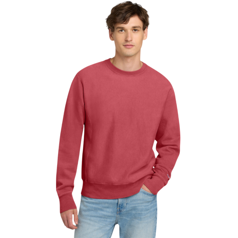 Champion ® Reverse Weave ® Garment-Dyed Crewneck Sweatshirt