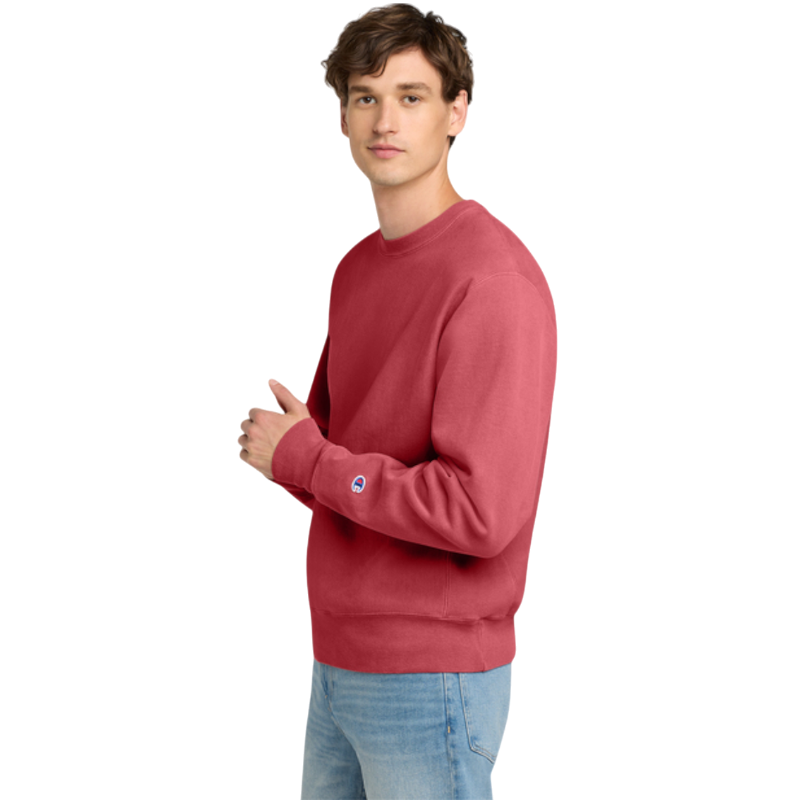 Champion ® Reverse Weave ® Garment-Dyed Crewneck Sweatshirt