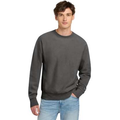 Champion ® Reverse Weave ® Garment-Dyed Crewneck Sweatshirt