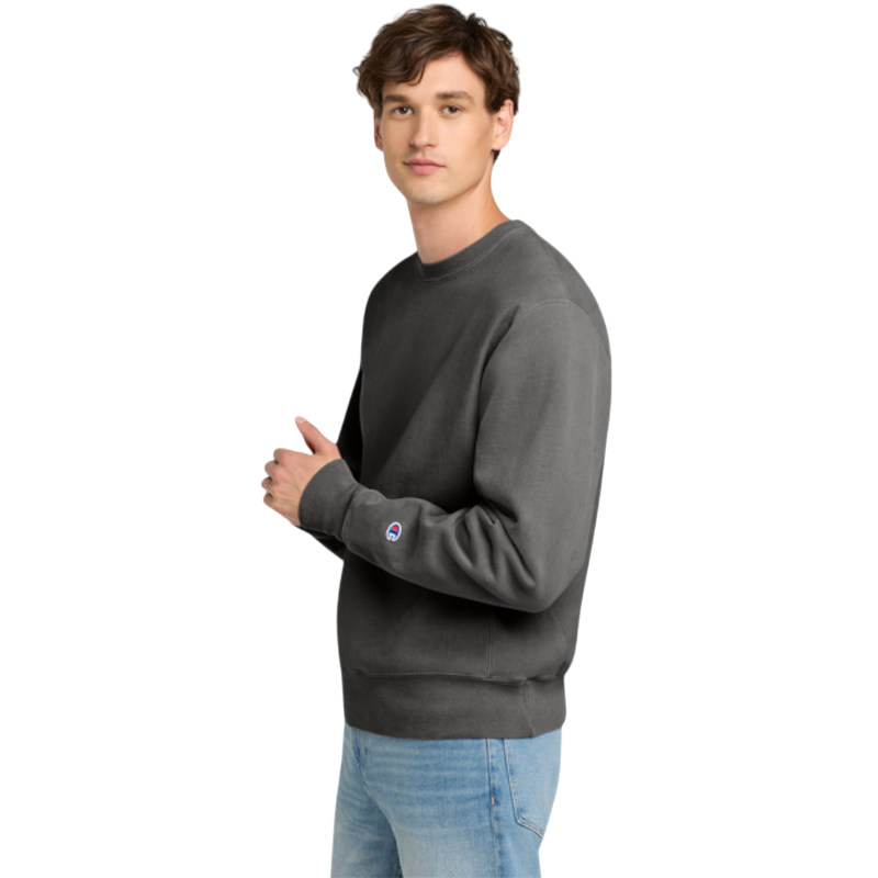 Champion ® Reverse Weave ® Garment-Dyed Crewneck Sweatshirt