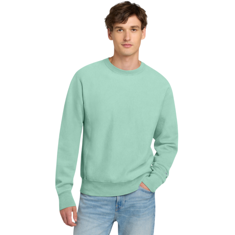 Champion ® Reverse Weave ® Garment-Dyed Crewneck Sweatshirt