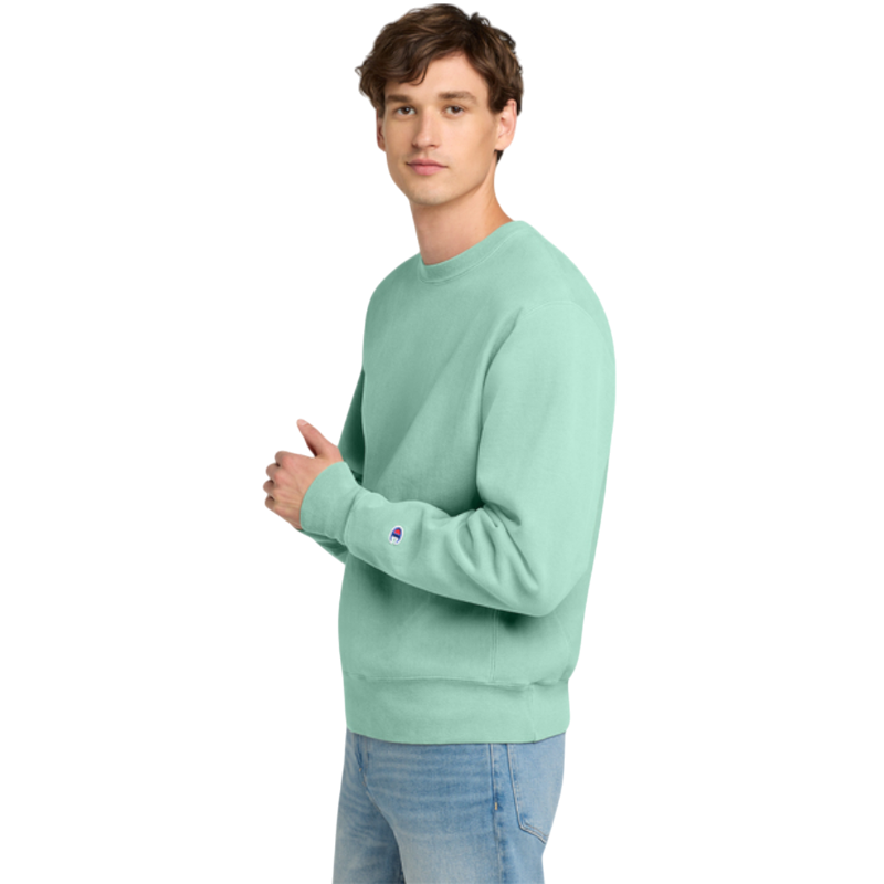 Champion ® Reverse Weave ® Garment-Dyed Crewneck Sweatshirt
