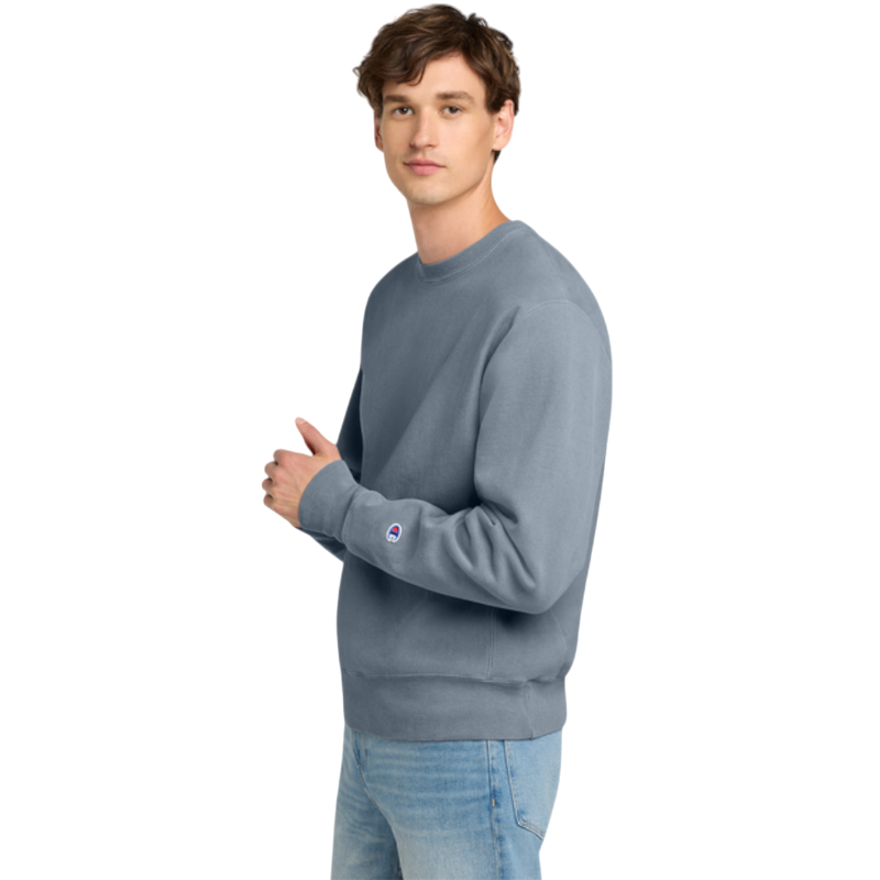 Champion ® Reverse Weave ® Garment-Dyed Crewneck Sweatshirt