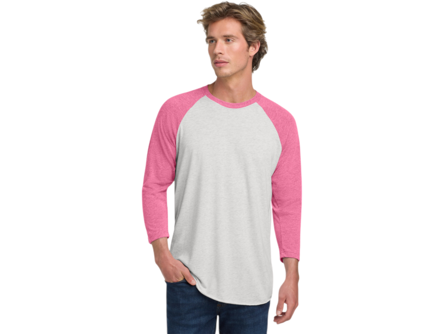 Next Level Apparel® Unisex Tri-Blend 3/4-Sleeve Raglan Tee