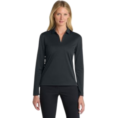 Nike Women's Dri-FIT Micro Pique 2.0 Long Sleeve Polo
