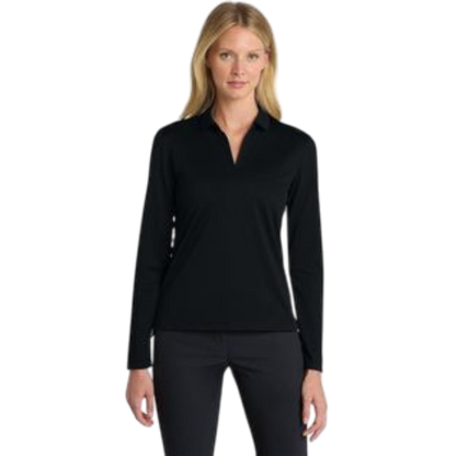 Nike Women's Dri-FIT Micro Pique 2.0 Long Sleeve Polo