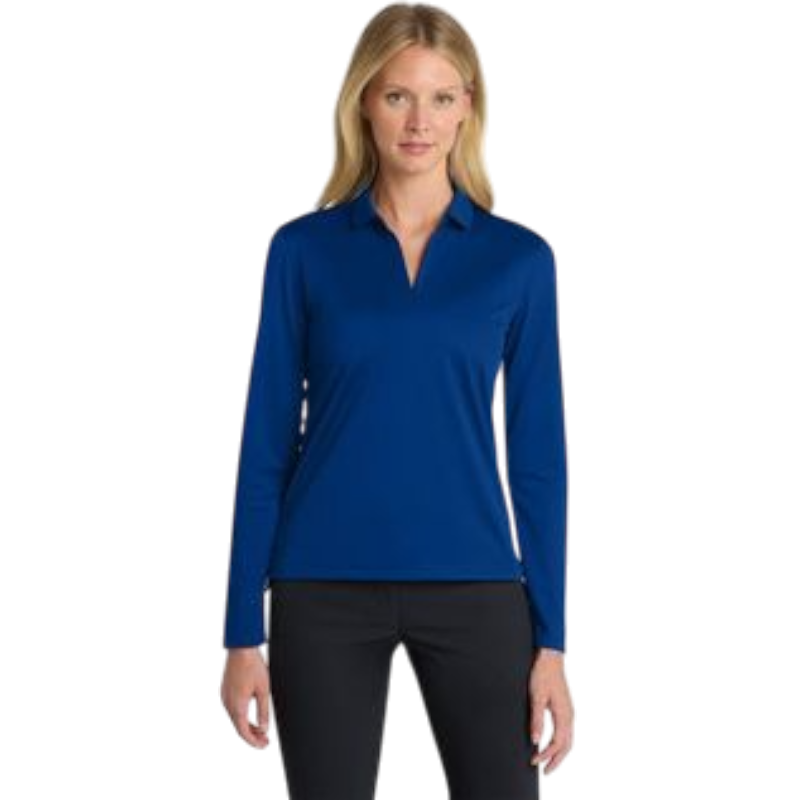 Nike Women's Dri-FIT Micro Pique 2.0 Long Sleeve Polo