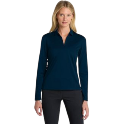 Nike Women's Dri-FIT Micro Pique 2.0 Long Sleeve Polo