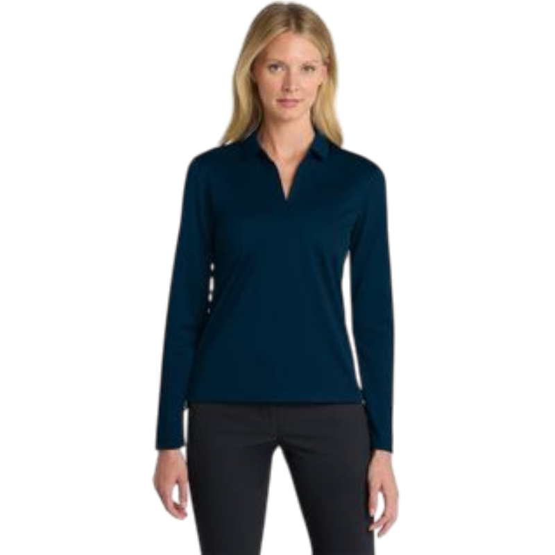 Nike Women's Dri-FIT Micro Pique 2.0 Long Sleeve Polo