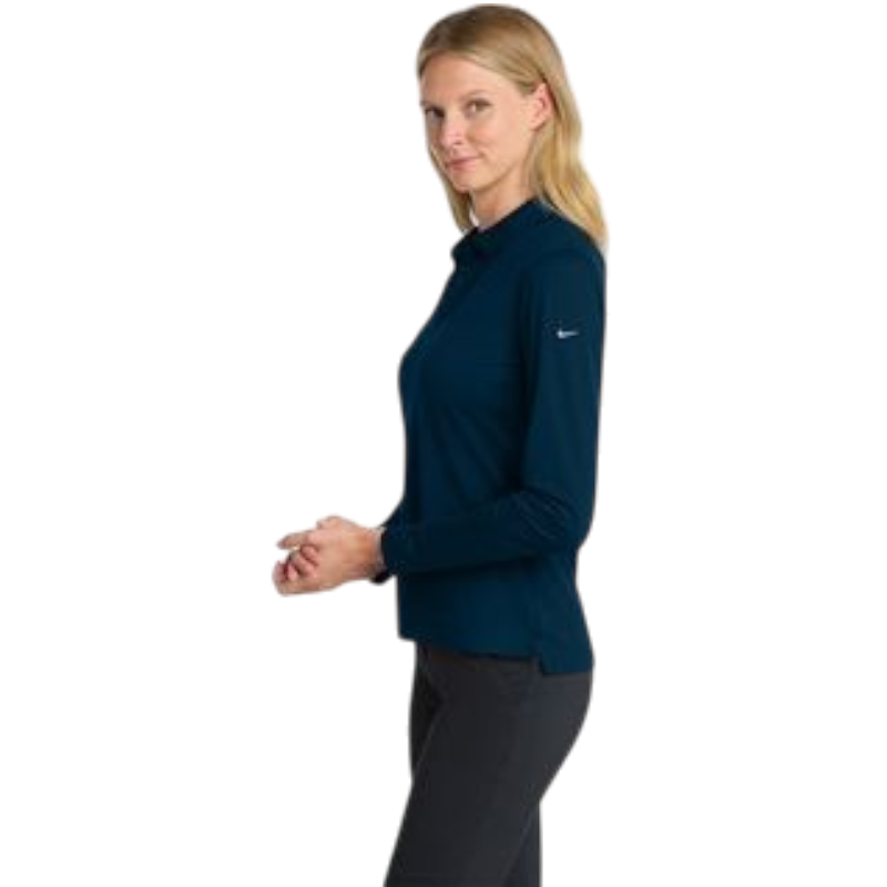 Nike Women's Dri-FIT Micro Pique 2.0 Long Sleeve Polo