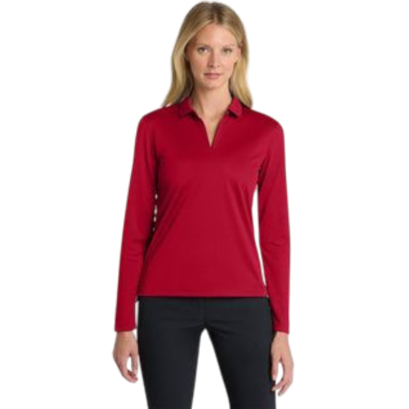 Nike Women's Dri-FIT Micro Pique 2.0 Long Sleeve Polo