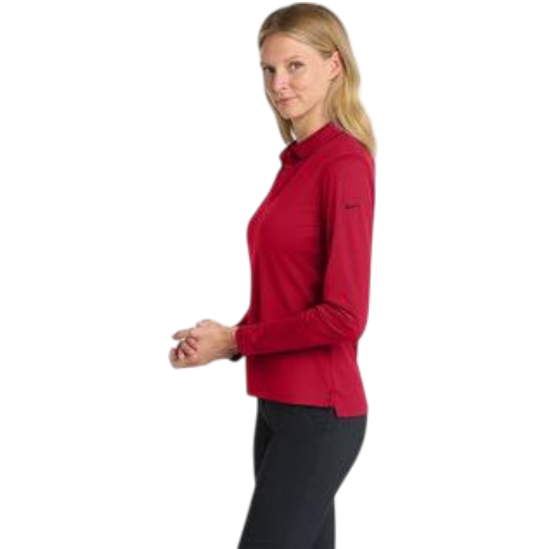 Nike Women's Dri-FIT Micro Pique 2.0 Long Sleeve Polo